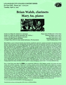 Brian Walsh / Mary Au