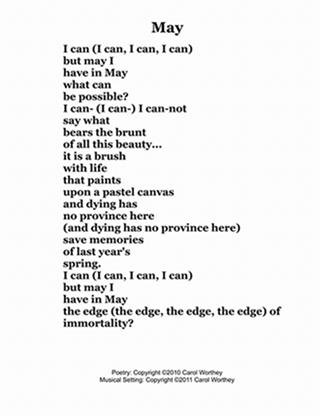 A Choral Calendar - May verse