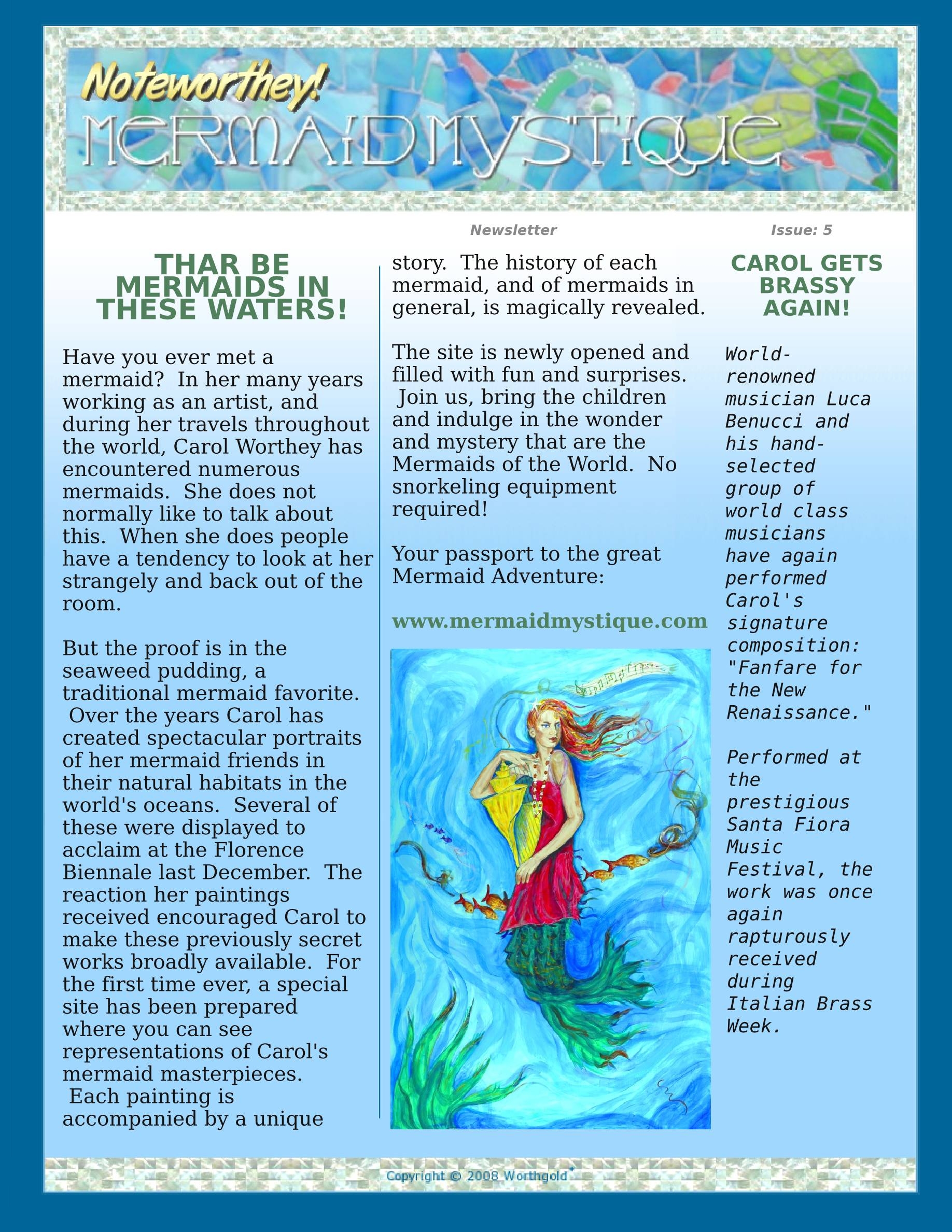 Click to Print Newsletter (PDF)